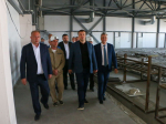 Виталий Хоценко проинспектировал строительство ледового дворца в Калачинске