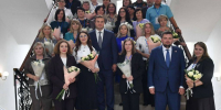 Виталий Хоценко встретился с делегацией педагогов города Стаханова - Сетевое издание Заря-Полтавка