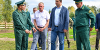 Виталий Хоценко ознакомился с работой Муромцевского лесхоза - Сетевое издание Заря-Полтавка