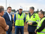 Виталий Хоценко поставил задачу нарастить темпы капитального ремонта моста через реку Тара