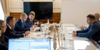 Виталий Хоценко обсудил с Министром транспорта РФ Андреем Никитиным проекты развития городской и гидротехнической инфраструктуры - Сетевое издание Заря-Полтавка