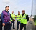 Виталий Хоценко проинспектировал ход ремонта автодороги Омск-Муромцево-Седельниково в Седельниковском районе